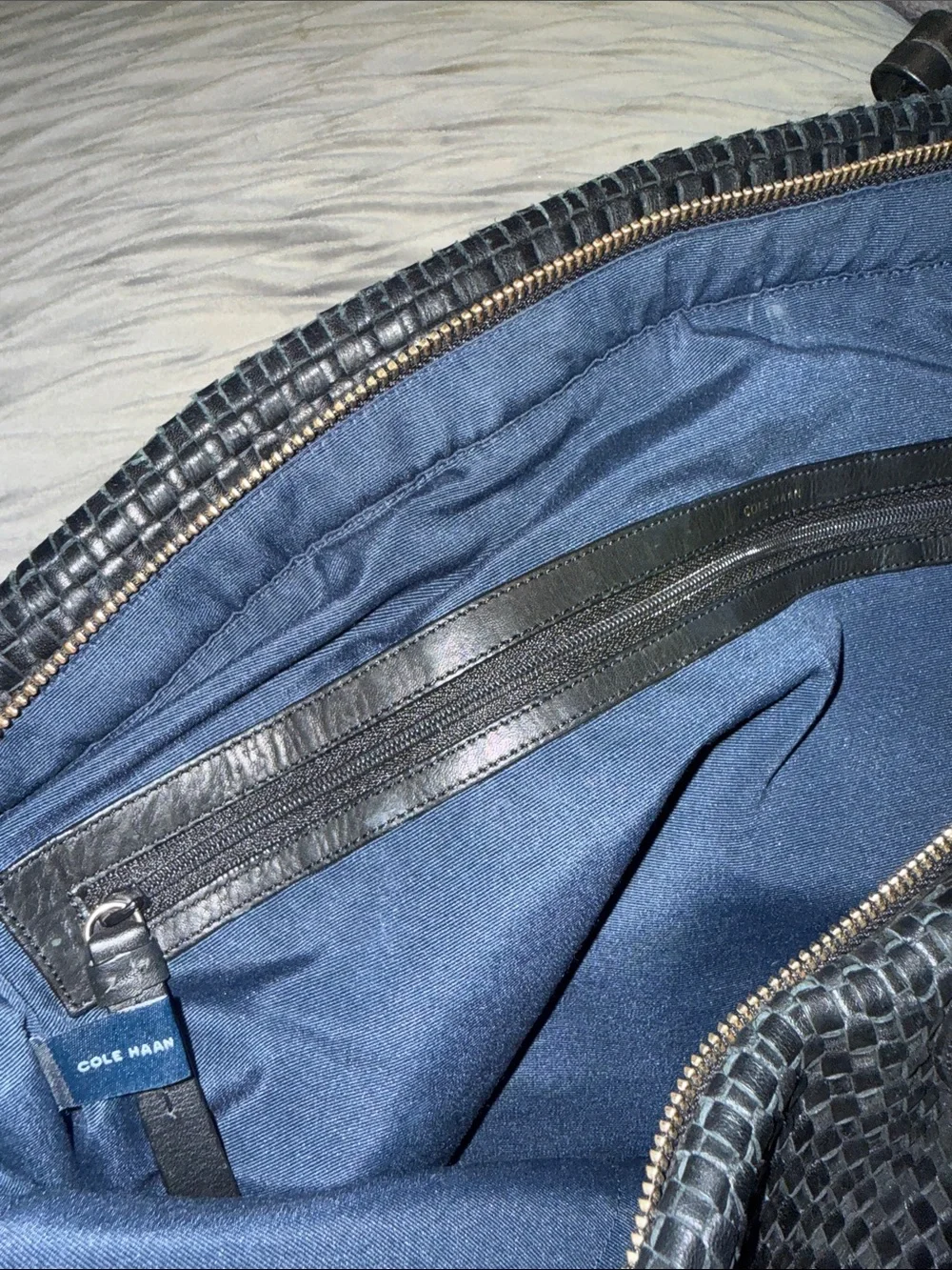 Cole Haan woven leather